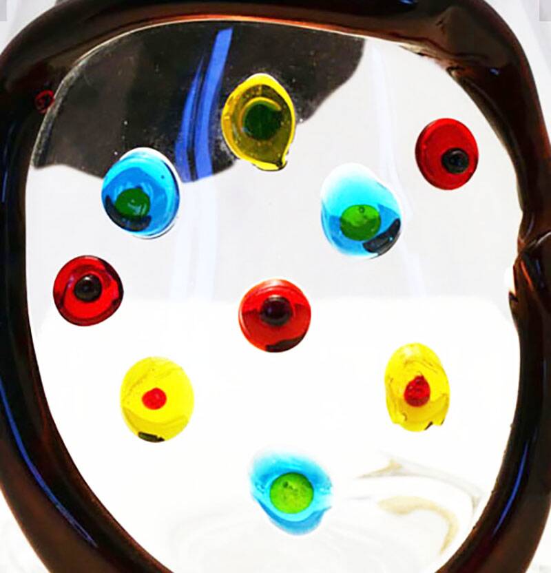 Fulvio Bianconi 'Spring' vase for Mazzega Murano, 1970s