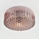 Mid-century modern amethyst glass flush mount, 1970s