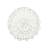 Large Mid Century Flower Shaped Glass Ceiling Light From Limburg, 1970s