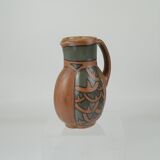 Stoneware cider pitcher from the HB Quimper Odetta manufacture
