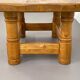 Vintage solid oak coffee table