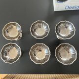 Set of vintage ice cream cups