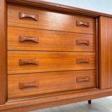1960s Vintage Danish Mid-Century Teak Sideboard by Clausen & Søn