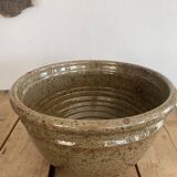 Salad bowl, 6 ramekins signed F. Baudat