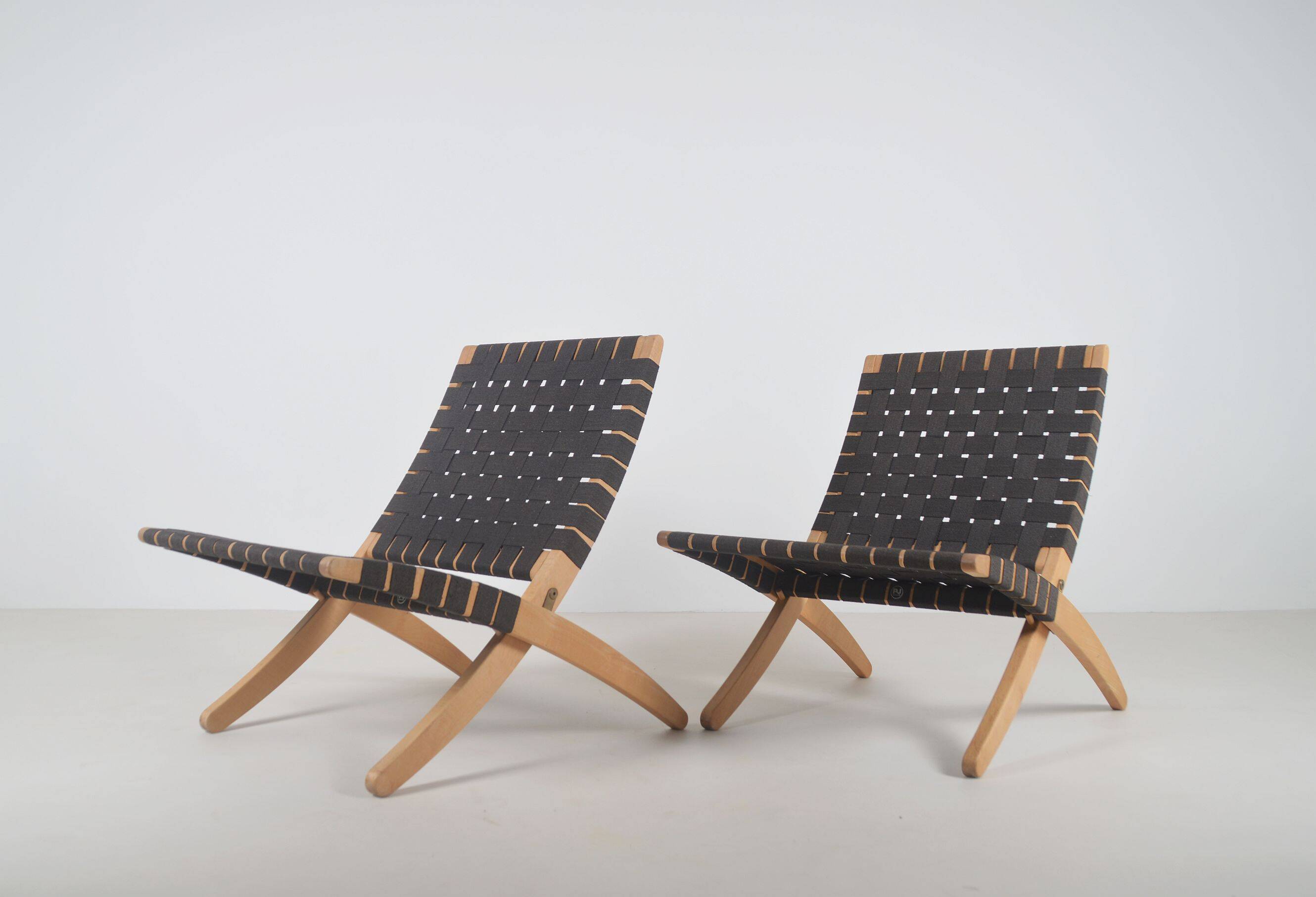 Set of Danish Cuba chairs designed by Morten Gøttler for Poul Jeppesen, 199