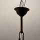 Suspension en verre et bronze vintage des années 1950