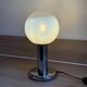 TARGETTI table lamp in chrome and transparent/white glass.