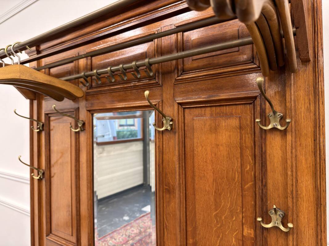 Classic English Wardrobe Coat Rack