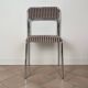 Chaise métal chromé