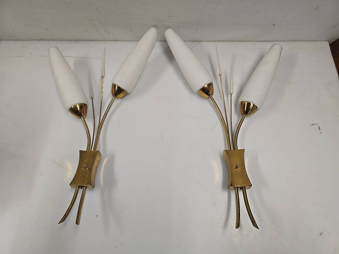 Pair of vintage wall lights from the 50s/60s