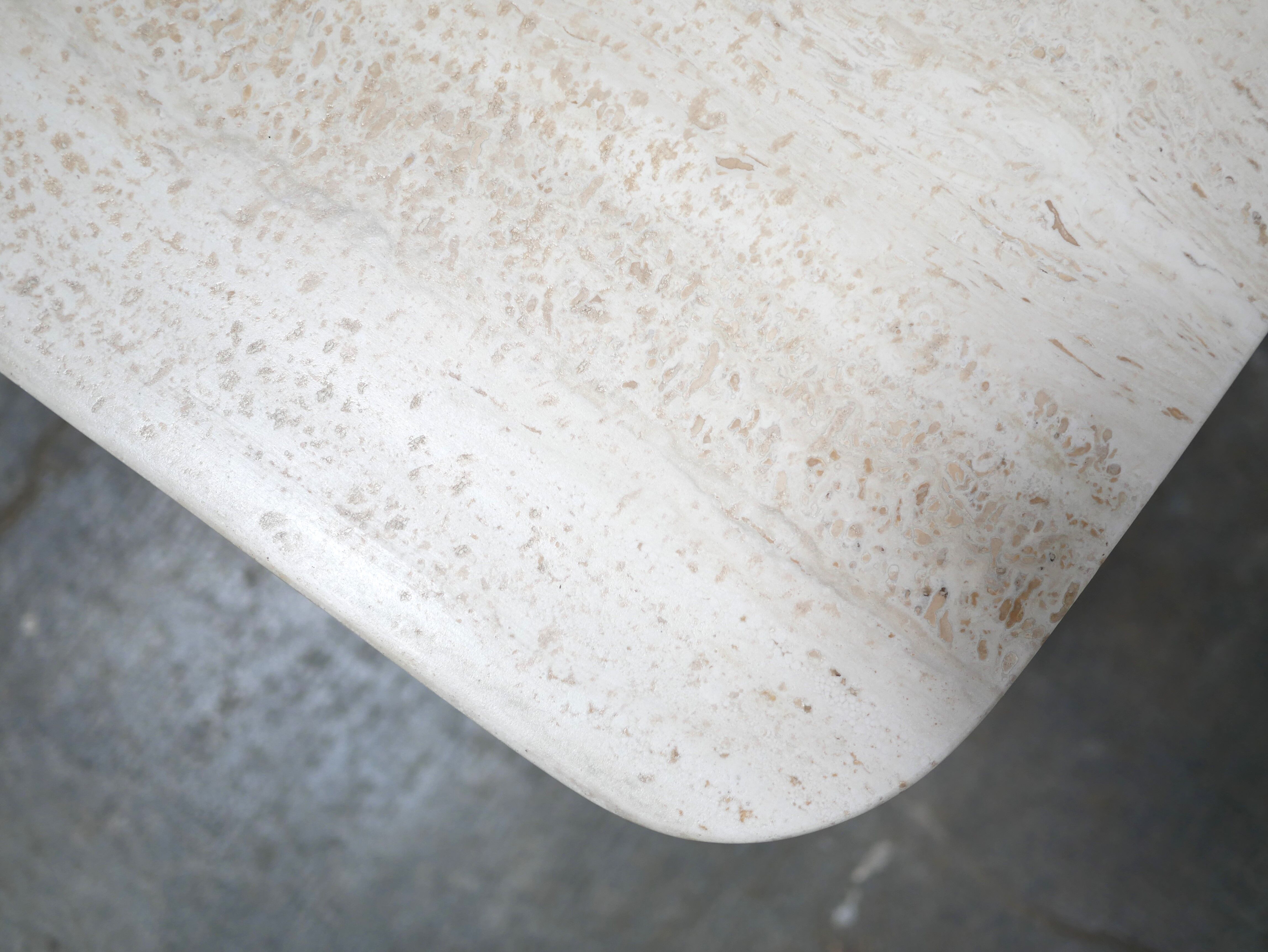 Vintage travertine coffee table