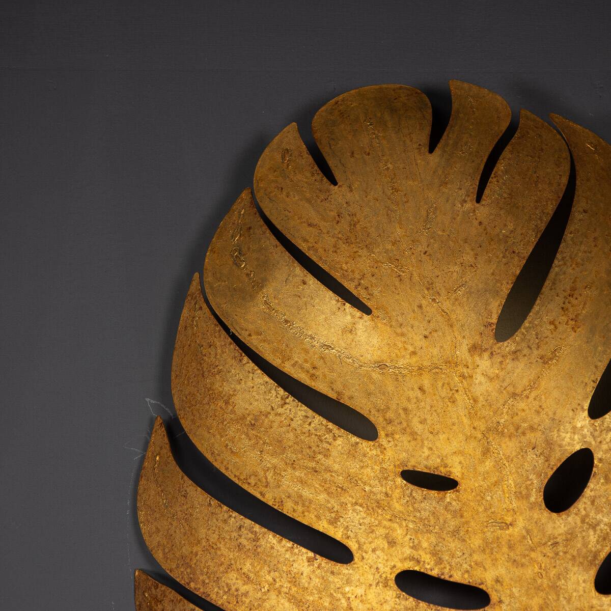 Wonderful 20thc spanish set of six leaf wall lights c.1970