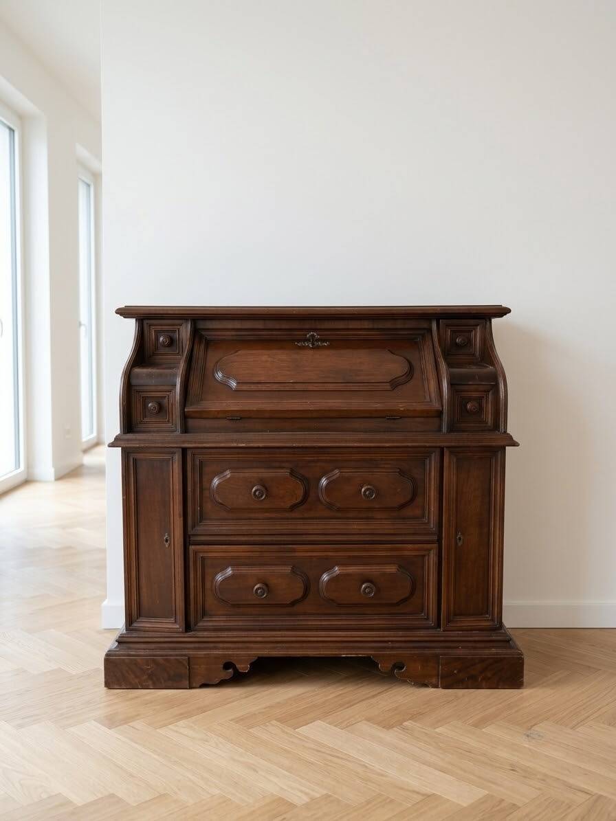 Antique wooden desk