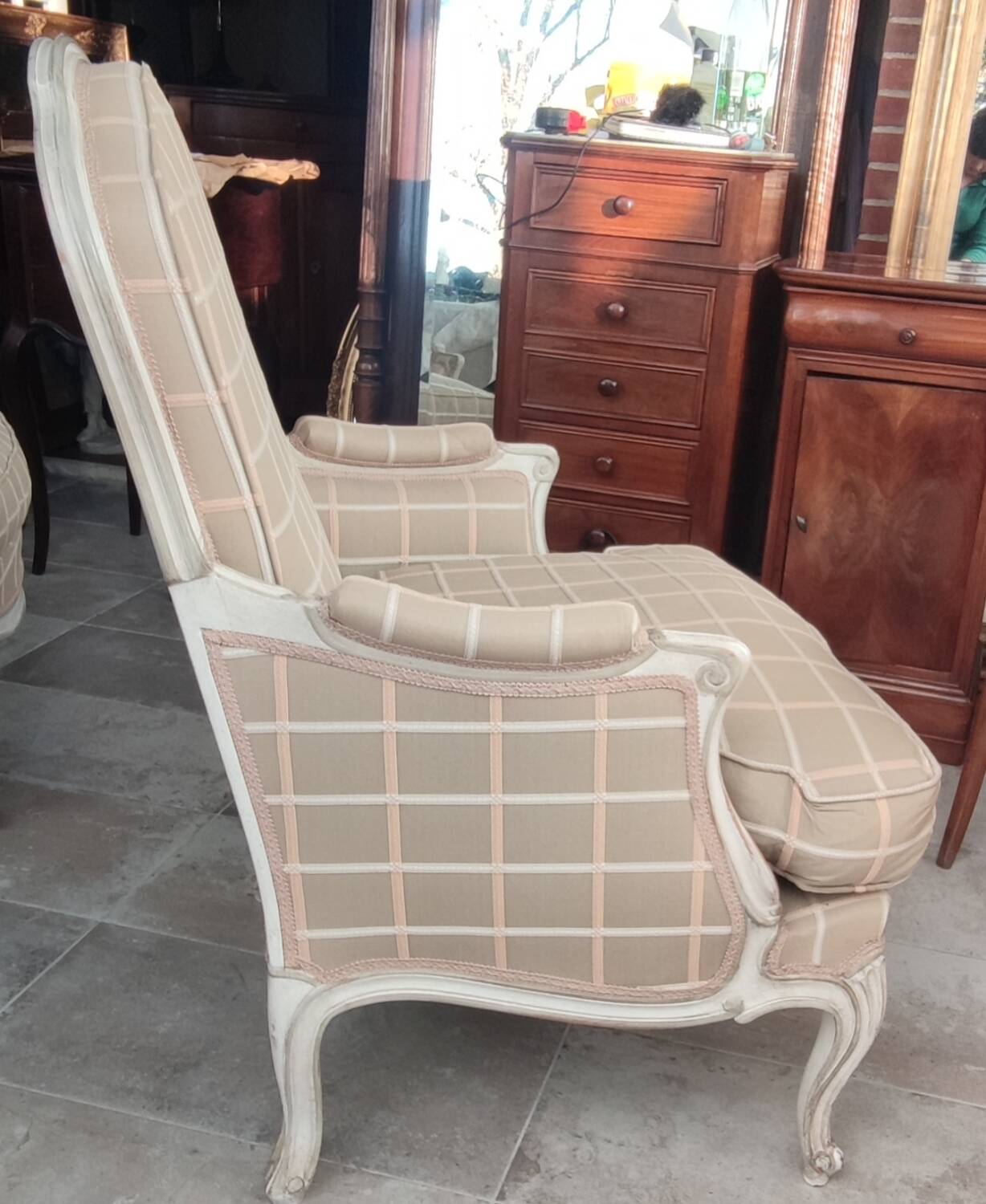 Ancienne Paire de bergères Style Louis XV