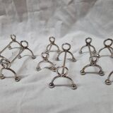 6 silver Christofle knife holders