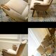 lot of 5 chairs Danish 50/60s Arno Votteler Knoll