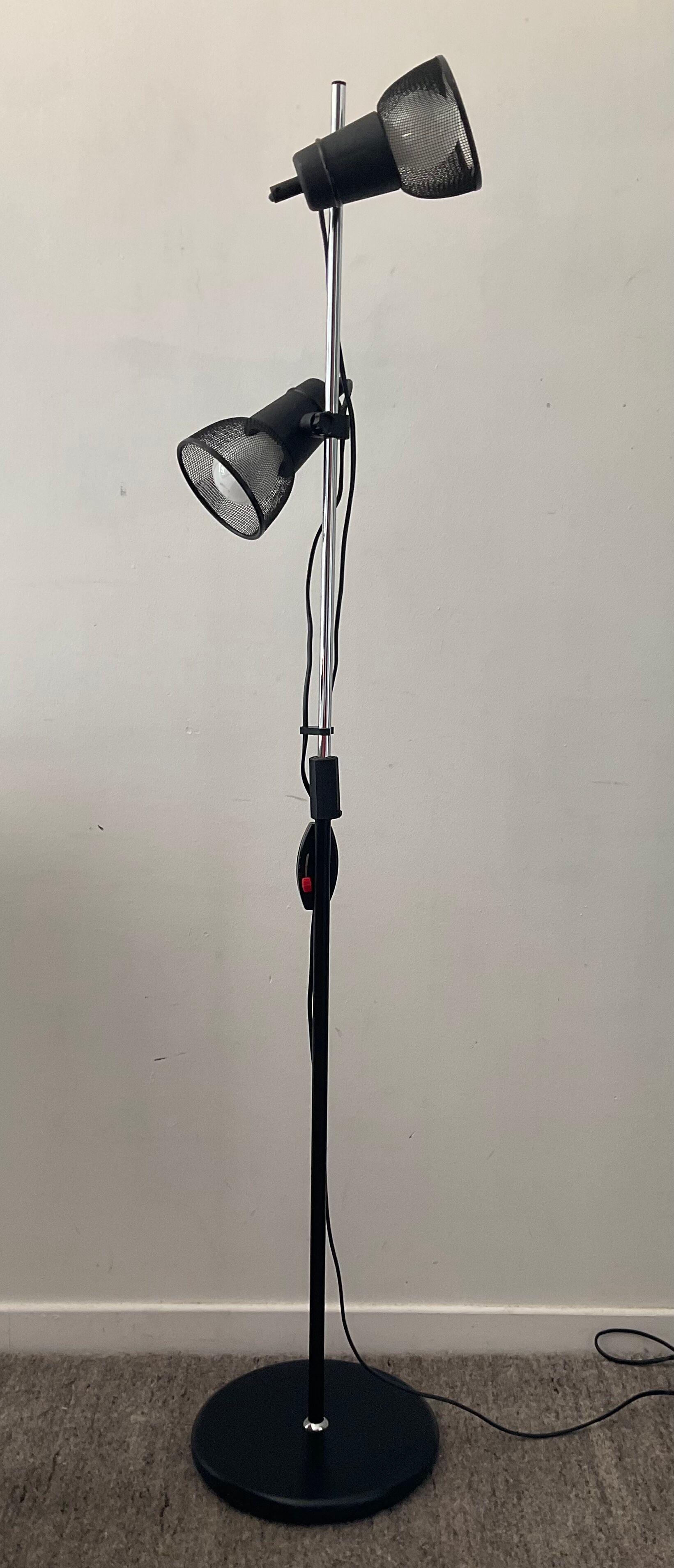 DBGM floor lamp 2 spots 70s-80s