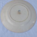Round earthenware dish Iron earth H B & cie Bordeaux diam 29.5 cm