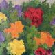 Bouquet in a jug, oil on canvas signed Rondeau 1963