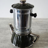 Old coffee maker sultana in green porcelain
