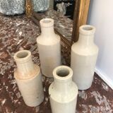 4 stoneware vases/bottles