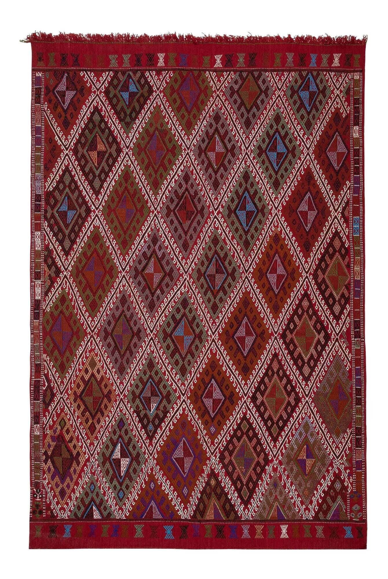 Vintage Turkish kilim, handwoven, 160x247 cm.