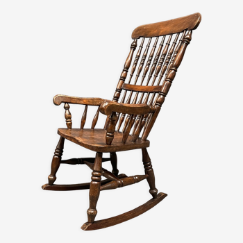 Antique Dutch rocking chair from the early 1900s