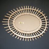 Rattan mirror 43x56cm