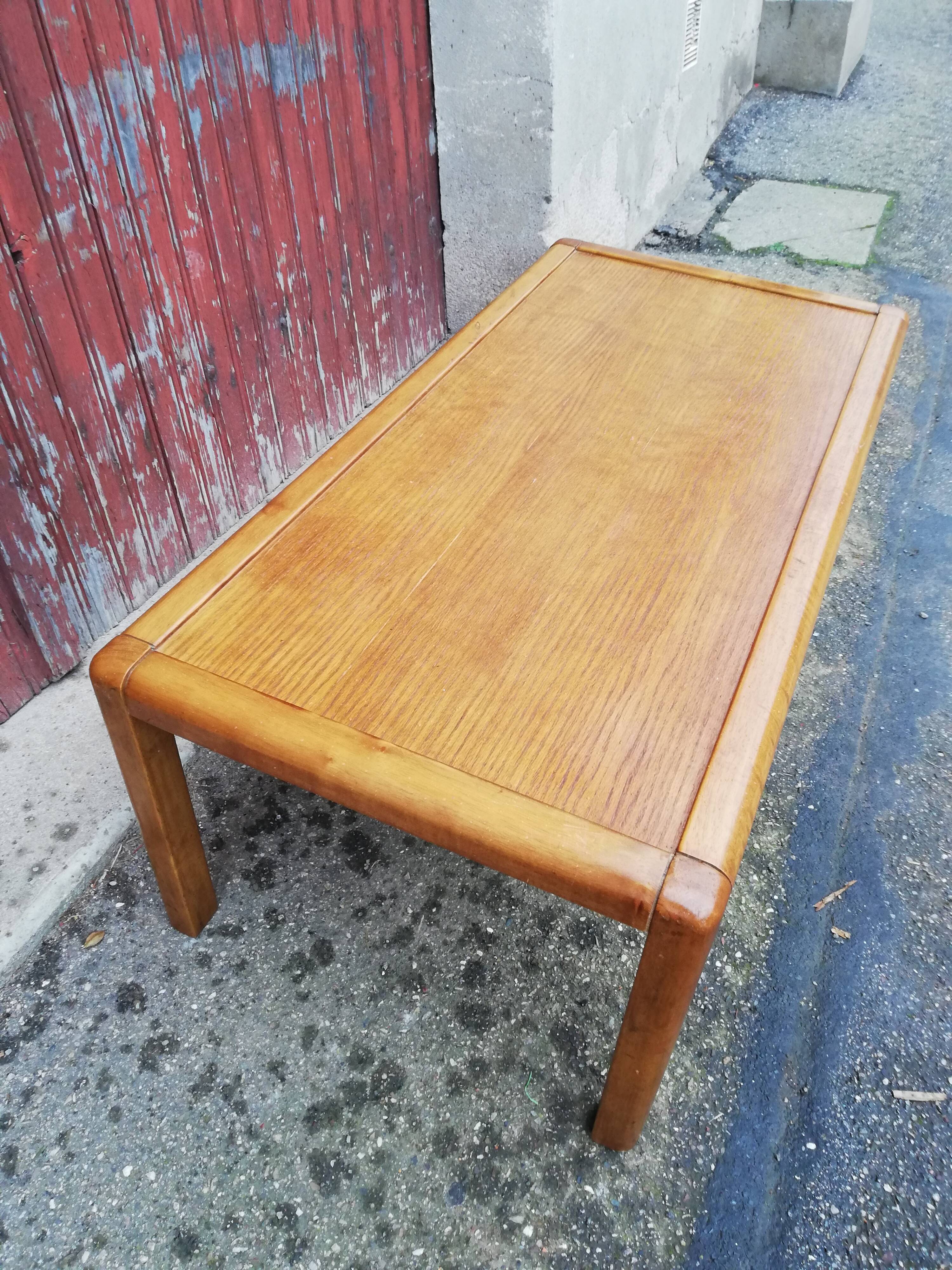 Table basse vintage bois