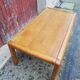 Table basse vintage bois