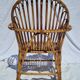 Adult rattan armchair TBE