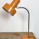 Lampe de table orange vintage, années 1970