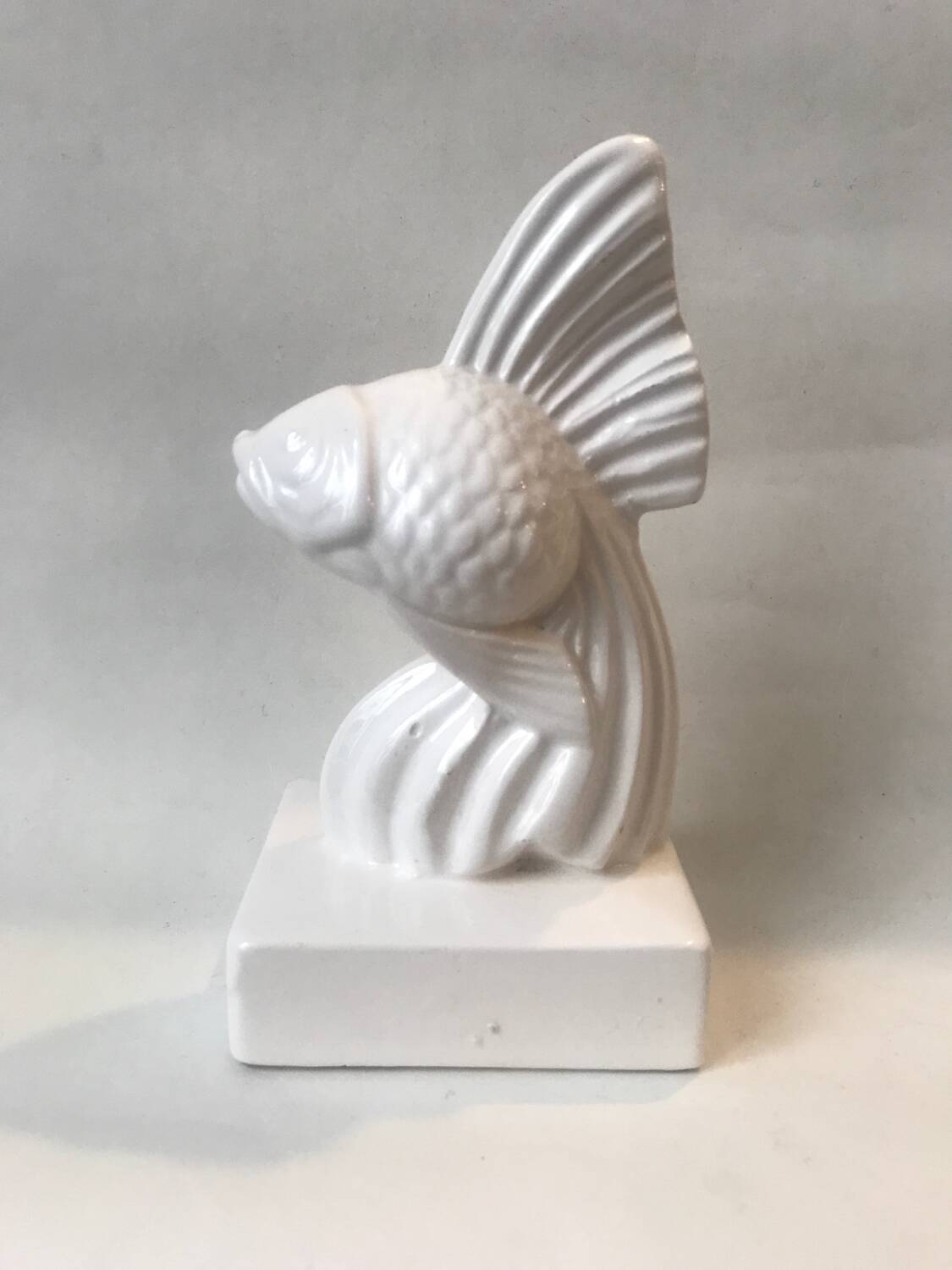 Ceramic fish sculpture