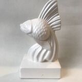 Ceramic fish sculpture