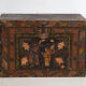 Antique Chinese chest painted in pine wood – China, circa 1900