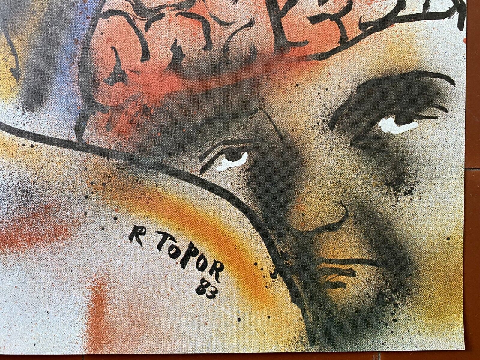 Affiche polish theater Assassination of Marat 1983
