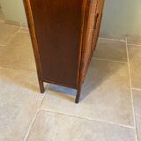 Vintage rattan shelf