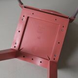 4 Kartell Coral Pink "Miss Global" Chairs by Philippe Starck | 1990s