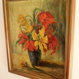 oil on canvas, with wooden frame, painted by M.v.Bibra in the 1930s