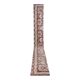 Vintage Turkish hallway rug 74x631 cm
