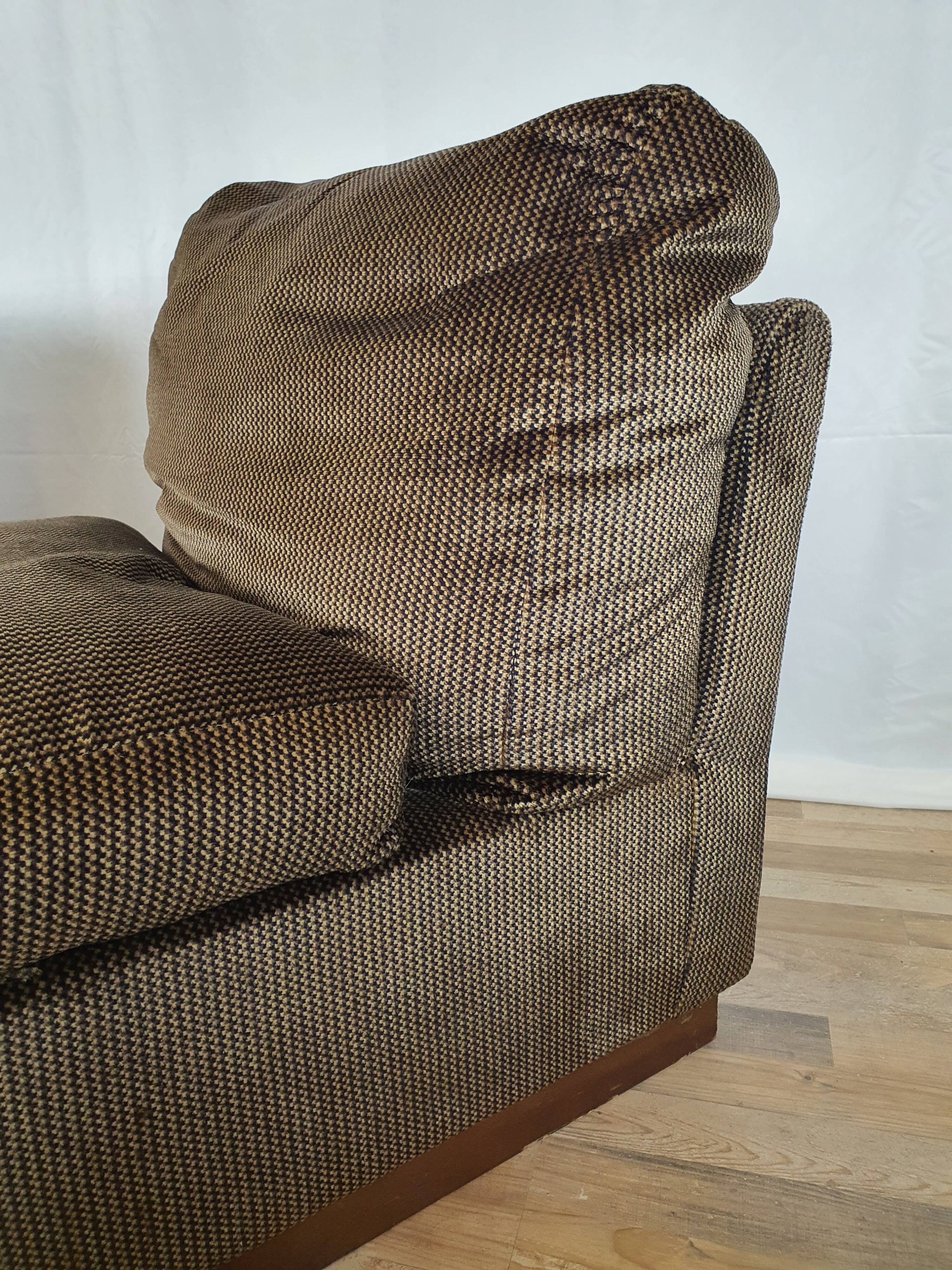 Canapé modulable 5 places en tissu