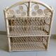Rattan shelf bamboo 2 doors