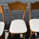 4 chaises bistrot vintage restaurées