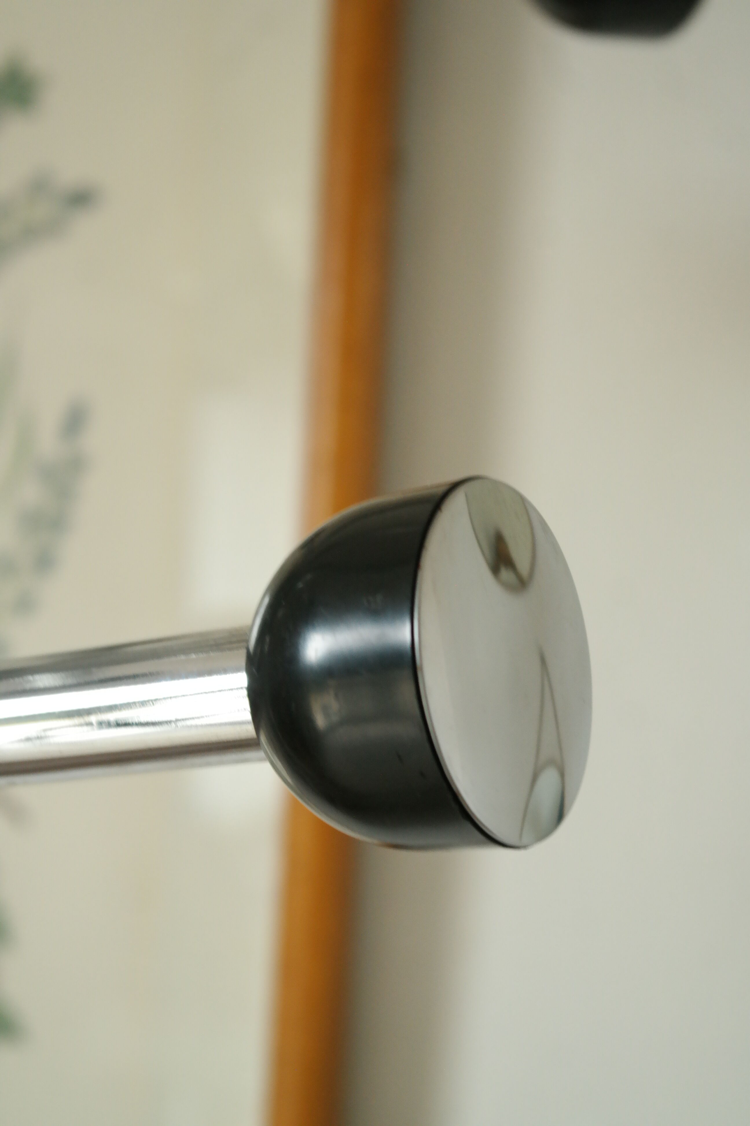 Porte manteau vintage chrome bakélite 50/60