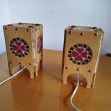 Pair of Otto Eelund Scandinavian lamps – Sweden, 1960s/70s