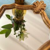 Miroir baroque en bois et patine or
