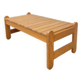 Table basse en pin vintage