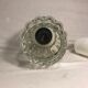 Suspension chandelier ceiling light glass molded 70s vintage