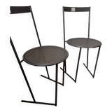 Paire de chaises fly Line 1980