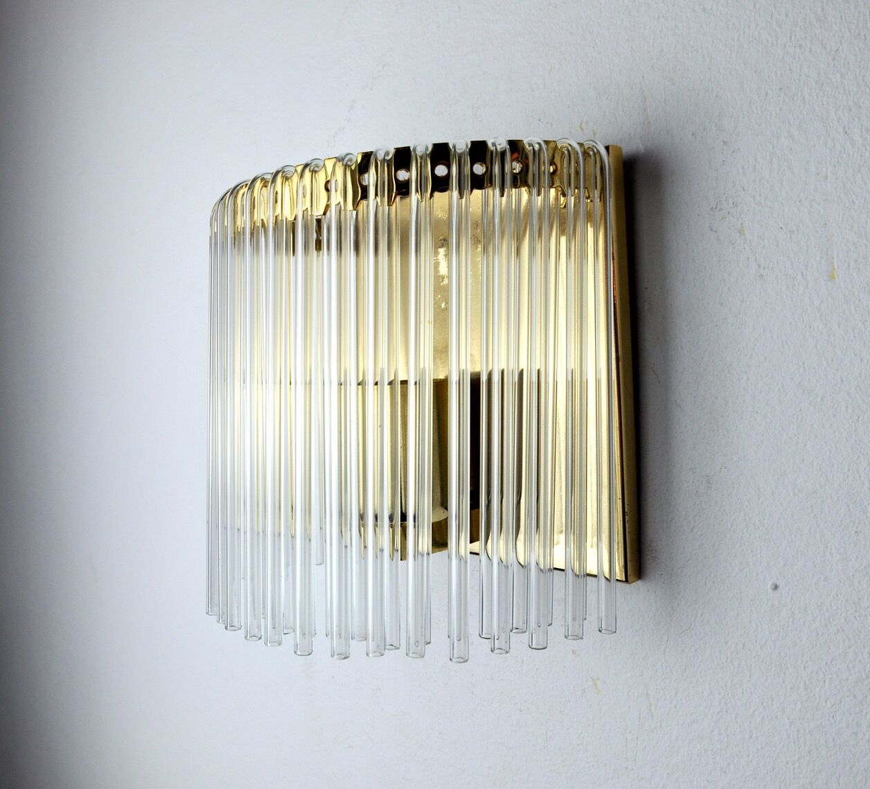 Venini glass wall lamp, Italy, 1970
